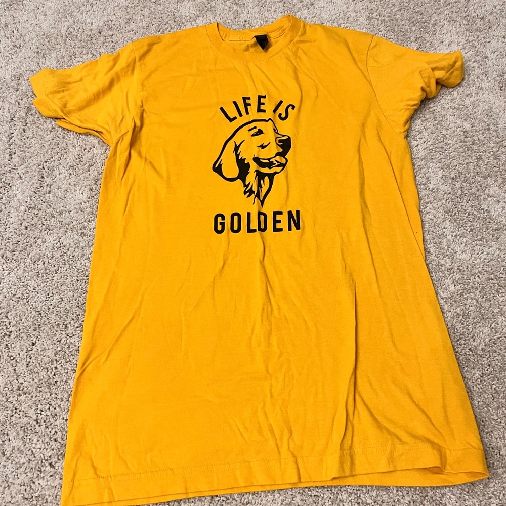 Life is golden t shirt - women’s medium